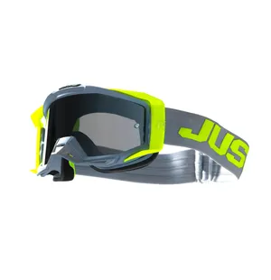 Just1 Goggle Iris 2.0 Logo Harmaa - Keltainen Fluo Peili Hopea Linssi kuva