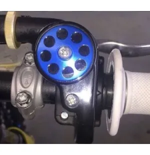 TMV Cable Throttle Housing Washer 2-Stroke Domino - Blue image