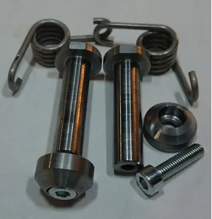 TMV Footpeg Pins Bolt-On 10mm + Springs KTM 05-15 kuva