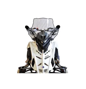 Powermadd Tuulilasi Polaris Matryx, Korkea 20" Kirkas/Mustalla grafiikalla kuva