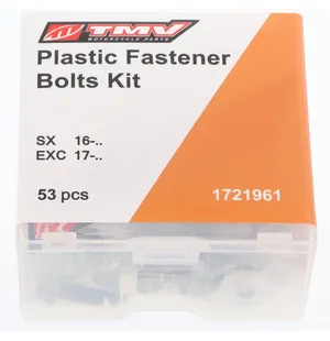 TMV Plastic fast. bolt kit SX/F 16-.. EXC 17-.. (53Pcs) kuva