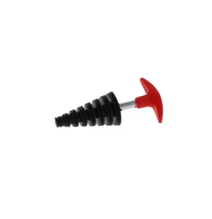 TMV PVC Exhaust Plug 2-Stroke - Red kuva