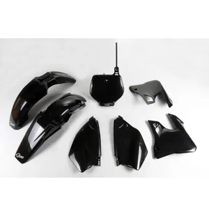 UFO Muovisarja 6-osainen Musta YZ125/250 96-99 kuva