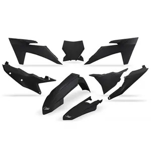 UFO Muovisarja 5-osainen Musta 001 KTM SX/SXF125-450 23-24 kuva