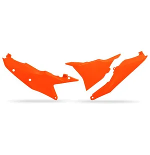 UFO Sivunumerokilvet SX/SX-F 125-450 23-.. EXC/F 24-.. Flou Oranssi FFLU kuva