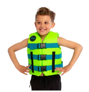 JOBE Nylon lasten kelluntaliivi lime vihreä kuva