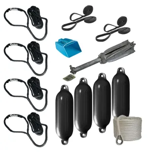 <div>LIROS förtöjningspaket är kompletta kit med de vanligaste tillbehören för förtöjning och ankring. Paketen kommer förpackade i en rymlig stapelbar plastlåda, vilken är praktisk och platsbesparande hos återförsäljare och båthandlare, och kan återanvänd image