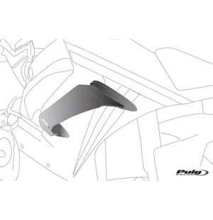2mm, a material of great rigidity and lightness, perfect for receiving aerodynamic pressure and directly translating it into downforce._x005F_x005FAssembly is simple, it does not require drilling the fairing, and it is quickly assembled by following the d image