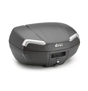 Givi TOPCASE 46L BLACK RIVIERA SMOKE REFLEC. kuva