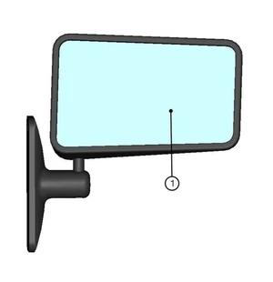 DFK Peili oikea "Wesem" Can-Am Defender Maverick Polaris RZR General Yamaha kuva