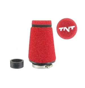 TNT Ilmasuodatin, Seed, Punainen, Kiinitys Ø 28/35mm,  (Ø 70 - 48mm x p. 100mm) kuva