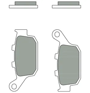 BREMBO Bromsbelägg Sintered Rear Road image