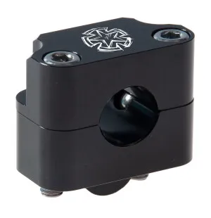 Timeless Ohjaustangon kiinnikepari/korotuspala, 22mm, +22mm, Musta kuva