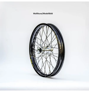 Haan wheel Fantic XX/XE 17-5,00 BLACK RIM/SILVER HUB kuva
