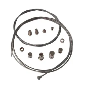 Forte Vaijerin korjaussarja, Ø 1,5mm & Ø 2,0mm / 1,4m , 6 kpl nippoja kuva