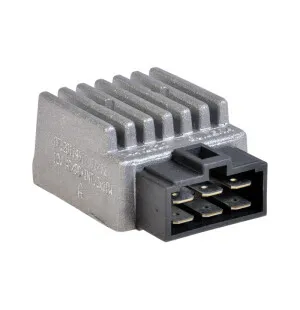 Forte Jännitteensäädin, 6-liit., Musta, Aprilia 06- / Derbi 05- / Gilera 06- kuva