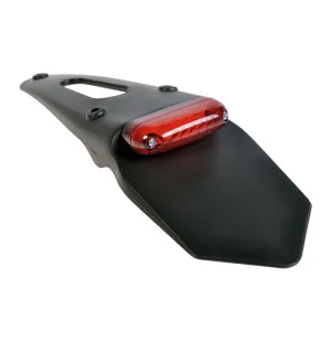 Forte Takalokasuojan jatke, Led-valolla, Punainen lasi, E-hyv. kuva