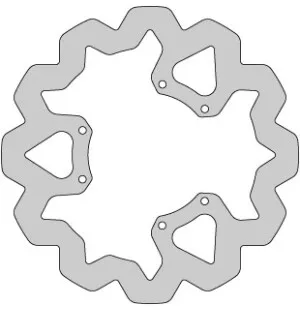 Delta-Braking Jarrulevy, Etu, Ulko Ø 260mm, Aprilia / Derbi / Gilera / Rieju kuva