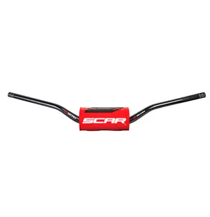 Scar Handlebar O² Ø28,6 (1 1/8”) - High - Red color kuva