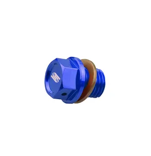 Scar Magnetic Oil Drain Plug - KTM / Husqvarna / Gasgas - Blue color kuva