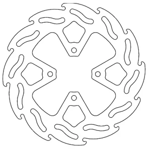 Motomaster Flame rear disc KTM: 65SX 23-.. kuva