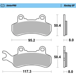 Motomaster Brake pads Racing GP: ATV/UTV kuva