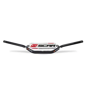 Scar Handlebar Evolution X² Ø28,6 (1 1/8”) with Cross Bar - RC - White color kuva