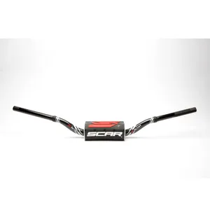 Scar Handlebar O² COLOR Ø28,6 (1 1/8”) - 65/85 Low Mini - BLACK Bar - BLACK Bar kuva