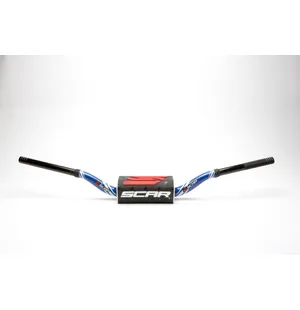 Scar Handlebar O² COLOR Ø28,6 (1 1/8”) - McGrath/Short Ktm - BLUE Bar - BLACK Ba kuva
