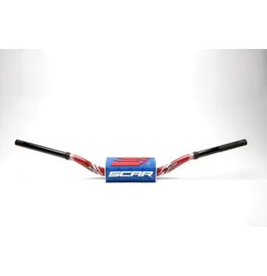 Scar Handlebar O² COLOR Ø28,6 (1 1/8”) - KTM 85SX - RED Bar - BLUE Bar pad kuva