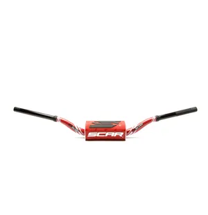 Scar Handlebar O² COLOR Ø28,6 (1 1/8”) - RC - RED Bar - RED Bar pad kuva