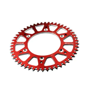 Scar Alu Sprocket - HONDA CR CRF BETA- 48 Teeth - Red color kuva