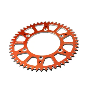 Scar Alu Sprocket - KTM 125-530 SX SXF EXC EXCF - 51 Teeth - Orange color kuva