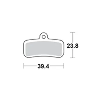 Motomaster Brake pad bicycle Organic Pro: Shimano D type kuva