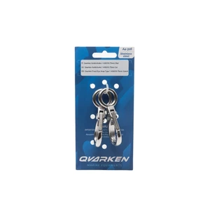 Qvarken Karbiinihaka 3 AISI316 100mm 2kpl kuva