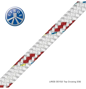 Top Cruising White-Red 10mm x 200m kuva