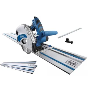 Scheppach PL55 Sänksåg + 2x700 mm Styrskenor image