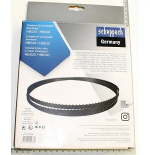 Vannesahan terä HBS20/30 1400 x 6.4 x 0.4 mm / 6 TPI, Scheppach image