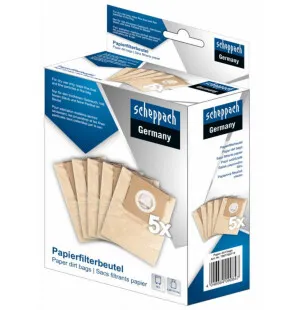 Pölypussi märkä- ja kuivaimurille, 5 kpl, NTS30 Premium, Scheppach image