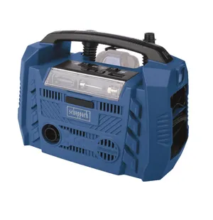 Akkukäyttöinen hybriidikompressori Scheppach Airforce 6, akku ja laturi myydään erikseen kuva