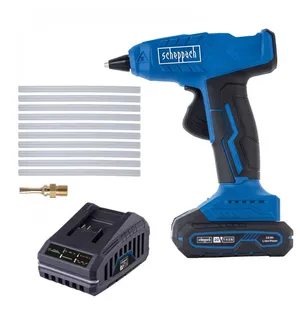 Akkukäyttöinen kuumaliimapistooli C-HGG170-X – SET S, Scheppach kuva
