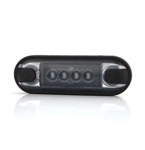 Monsterlux Horus Black Optic Valkoinen Led-Äärivalo Ovaali Taso- Ja Putkipintaan kuva