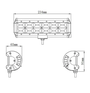 Kinwons Led Kaukovalopaneeli 10-30V 144W Flood kuva