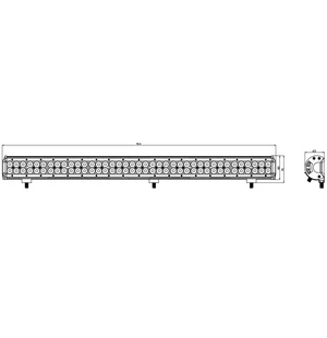 Kinwons Led Bar 10-30V 234W Combo kuva