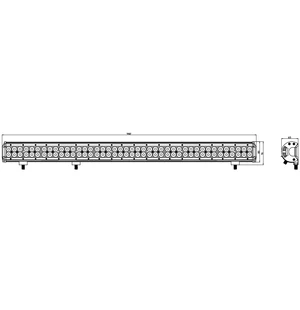 Kinwons Led Kaukovalopaneeli 10-30V 252W Combo kuva