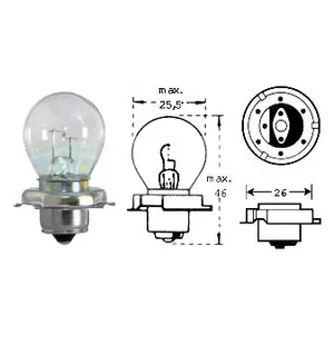 Polttimo 12v 15w P26s kuva