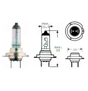 Polttimo H7 12v 55w H7 Px26d kuva