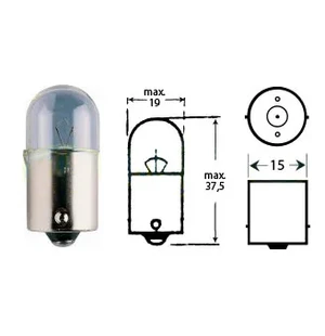 Polttimo 6v 5w Ba15s kuva