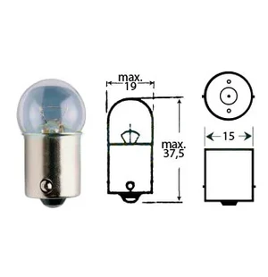 Polttimo 12v 10w Ba 15s kuva