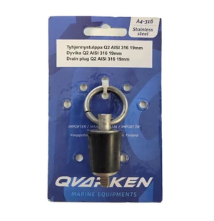 Qvarken Tyhjennystulppa Q2 AISI 316 32mm kuva